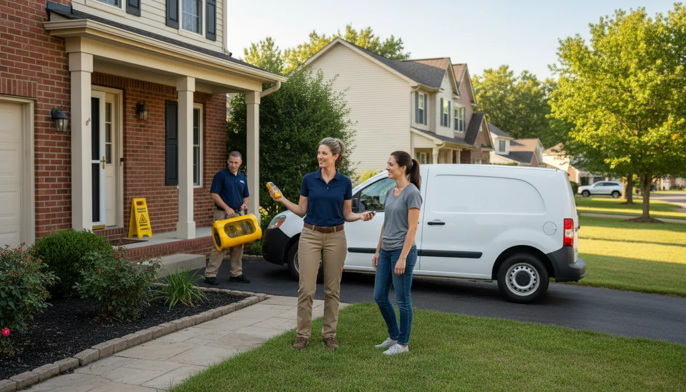 Residential water damage restoration in Lorraine, NY